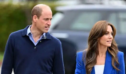 The Prince William made her way to Crathie Kirk Church